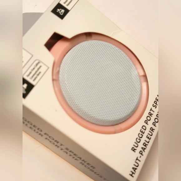 Onn Small Rugged Portable Bluetooth Speaker Pink - Picture 4 of 5